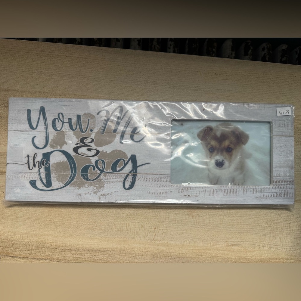 You, Me & the Dog Photo Frame